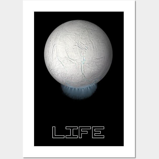 Life on Enceladus Wall Art by HuygensBase